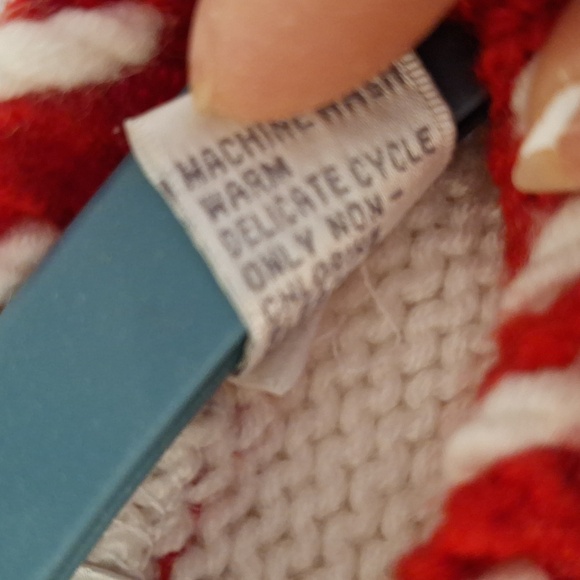 Rare!! Vintage Lord & Taylor Kids M Christmas Sweater Holiday Gingerbread Man. - Picture 4 of 9